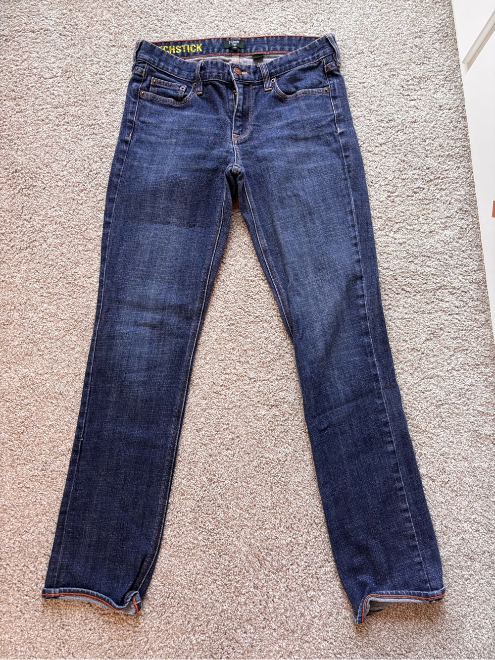 J. Crew Dark Blue Slim Straight Jeans